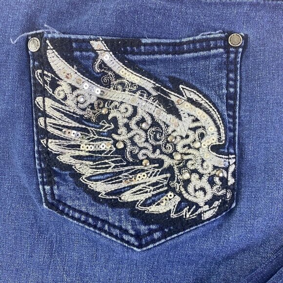 Avenue Women's Plus Size Bootcut 5 Pocket Jeans 32A - Picture 2 of 15